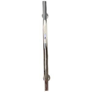 8 inch Omnia 9010/203.26 Chrome Cabinet Pull US26 On Center holes 8 10.5" Length